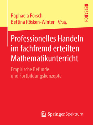 cover image of Professionelles Handeln im fachfremd erteilten Mathematikunterricht